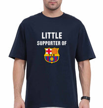 Load image into Gallery viewer, Little Supporter Barcelona Oversized T-Shirt for Men-Navy Blue-Ektarfa.online
