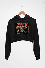 Load image into Gallery viewer, SKID ROW Crop HOODIE FOR WOMEN-Black-Ektarfa.online
