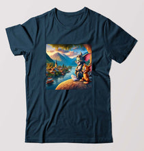 Load image into Gallery viewer, Tom and Jerry T-Shirt for Men-Petrol Blue-Ektarfa.online

