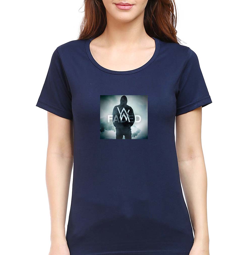 Alan Walker T-Shirt for Women-Navy Blue-Ektarfa.online