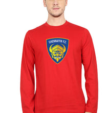 Load image into Gallery viewer, chennaiyin FC Full Sleeves T-Shirt for Men-red-Ektarfa.online
