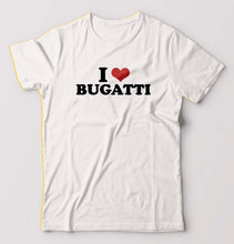 Load image into Gallery viewer, I LOVE BUGATTI T-Shirt for Men-White-Ektarfa.online

