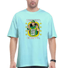 Load image into Gallery viewer, john cena never give up Oversized T-Shirt for Men-Mint-Ektarfa.online
