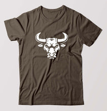 Load image into Gallery viewer, Bull T-Shirt for Men-Olive Green-Ektarfa.online
