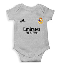 Load image into Gallery viewer, Real Madrid 2021-22 Kids Romper For Baby Boy/Girl-Grey-Ektarfa.online
