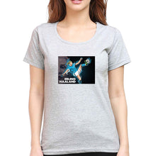 Load image into Gallery viewer, erling haaland T-Shirt for Women-Grey Melange-Ektarfa.online
