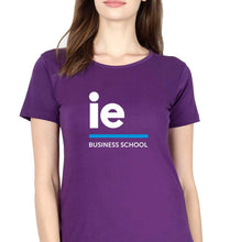 Load image into Gallery viewer, IE University T-Shirt for Women-Purple-Ektarfa.online
