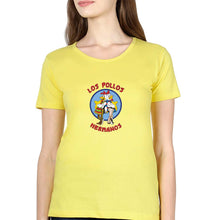 Load image into Gallery viewer, Los Pollos Hermanos Breaking Bad T-Shirt for Women-Yellow-Ektarfa.online

