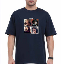 Load image into Gallery viewer, the beatles let it be Oversized T-Shirt for Men-Navy Blue-Ektarfa.online
