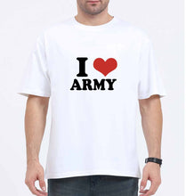 Load image into Gallery viewer, I LOVE ARMY Oversized T-Shirt for Men
