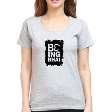 Load image into Gallery viewer, Being Bhai T-Shirt for Women-Grey Melange-Ektarfa.online
