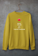 Load image into Gallery viewer, thayir sadam Sweatshirt for Men/Women-Mustard Yellow-Ektarfa.online
