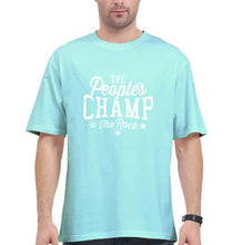 Load image into Gallery viewer, peoples champ Oversized T-Shirt for Men-Mint-Ektarfa.online
