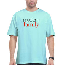 Load image into Gallery viewer, modern family Oversized T-Shirt for Men-Mint-Ektarfa.online
