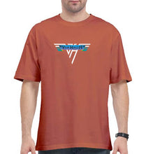 Load image into Gallery viewer, van halen Oversized T-Shirt for Men-Coral-Ektarfa.online
