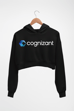 Load image into Gallery viewer, Cognizant Crop HOODIE FOR WOMEN-Black-Ektarfa.online
