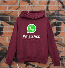 Load image into Gallery viewer, WhatsApp Unisex Hoodie for Men/Women-Maroon-Ektarfa.online
