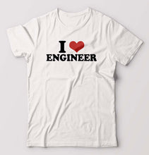 Load image into Gallery viewer, I LOVE ENGINEER T-Shirt for Men-White-Ektarfa.online
