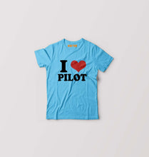 Load image into Gallery viewer, I LOVE PILOT T-Shirt for Boy/Girl-Light Blue-Ektarfa.online

