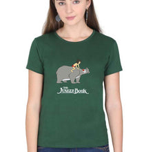 Load image into Gallery viewer, jungle book T-Shirt for Women-Dark Green-Ektarfa.online
