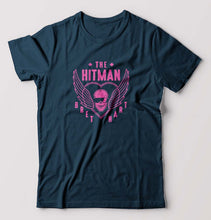 Load image into Gallery viewer, Bret Hart (Hitman) T-Shirt for Men-Petrol Blue-Ektarfa.online
