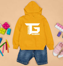 Load image into Gallery viewer, Techno Gamer Kids Hoodie for Boy/Girl-Mustard Yellow-Ektarfa.online
