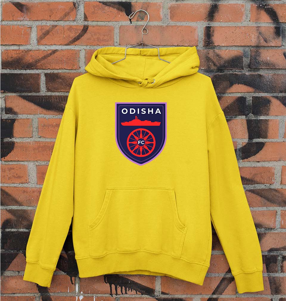 Odisha FC Unisex Hoodie for Men/Women-Mustard Yellow-Ektarfa.online