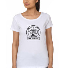 Load image into Gallery viewer, utkal university T-Shirt for Women-White-Ektarfa.online
