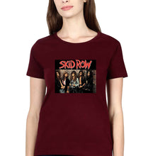 Load image into Gallery viewer, SKID ROW T-Shirt for Women-Maroon-Ektarfa.online
