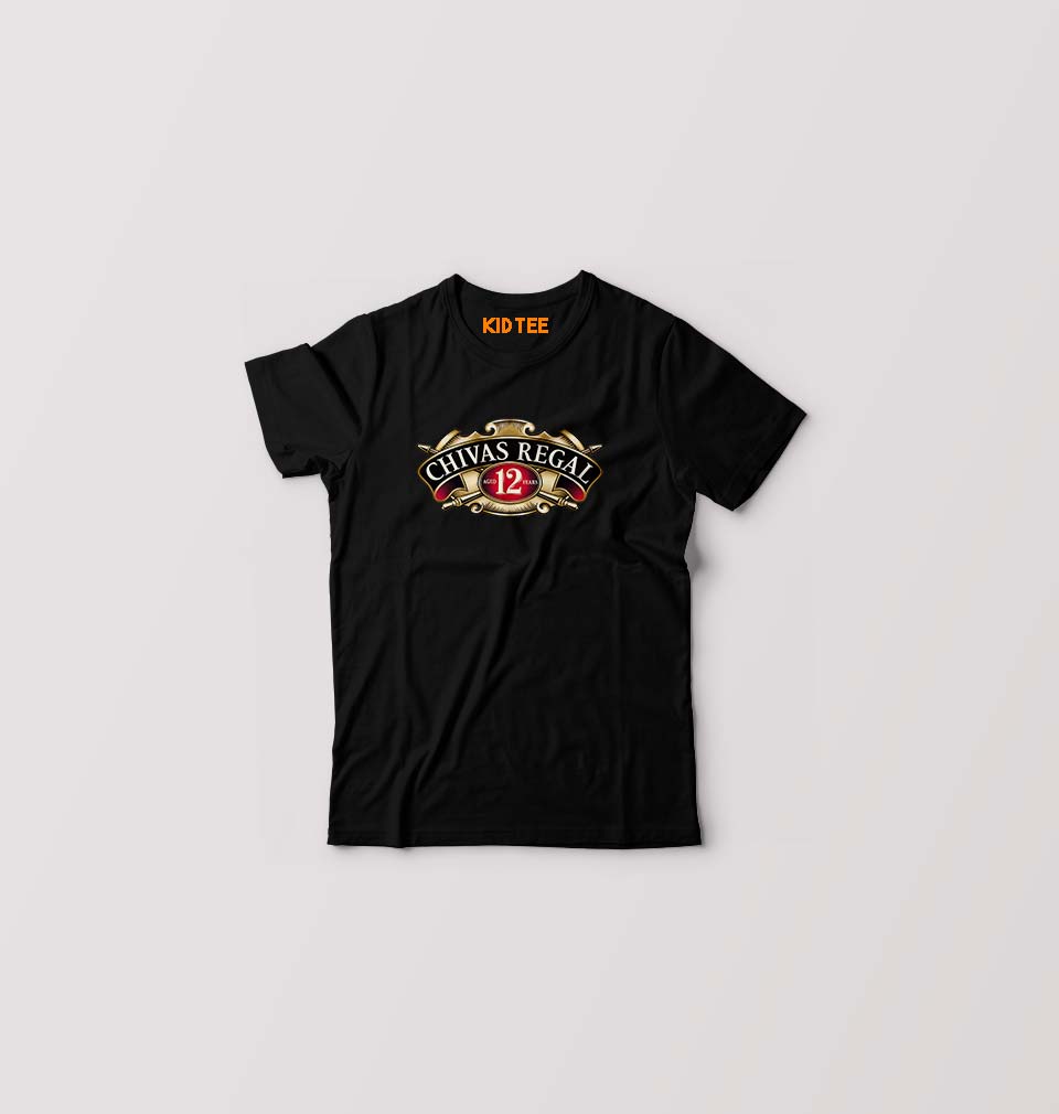 chivas rega Kids T-Shirt for Boy/Girl-Black-Ektarfa.online