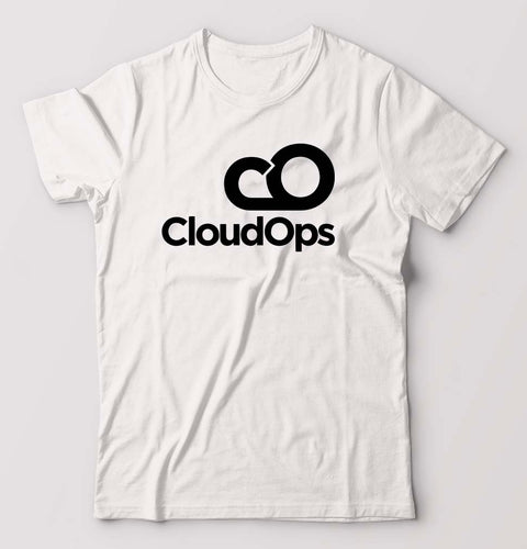 CloudOps T-Shirt for Men-White-Ektarfa.online