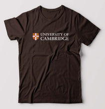 Load image into Gallery viewer, Cambridge University T-Shirt for Men-Coffee Brown-Ektarfa.online
