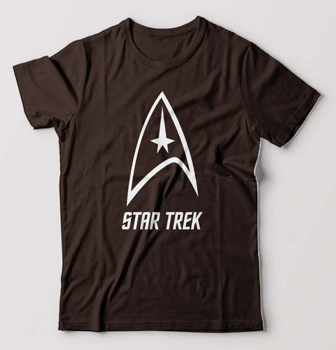 star trek T-Shirt for Men-Coffee Brown-Ektarfa.online