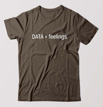 Load image into Gallery viewer, Data T-Shirt for Men-Olive Green-Ektarfa.online
