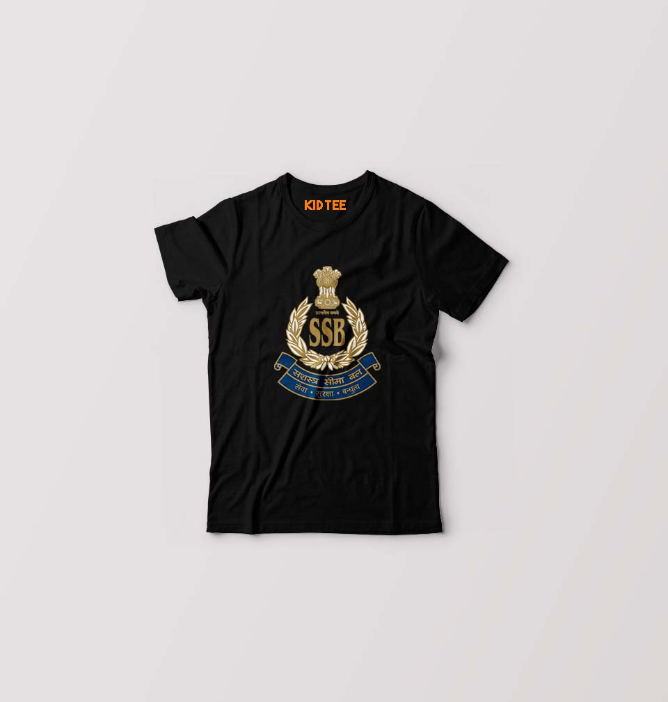 SSB Kids T-Shirt for Boy/Girl-Black-Ektarfa.online