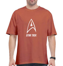 Load image into Gallery viewer, star trek Oversized T-Shirt for Men-Coral-Ektarfa.online
