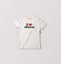 Load image into Gallery viewer, I LOVE TRAVEL T-Shirt for Boy/Girl-White-Ektarfa.online
