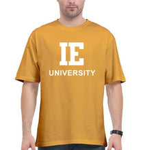 Load image into Gallery viewer, IE University Oversized T-Shirt for Men-Golden Yellow-Ektarfa.online
