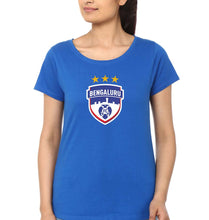 Load image into Gallery viewer, Bengaluru FC T-Shirt for Women-Royal Blue-Ektarfa.online
