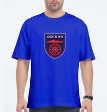 Load image into Gallery viewer, Odisha FC Oversized T-Shirt for Men-Royal Blue-Ektarfa.online
