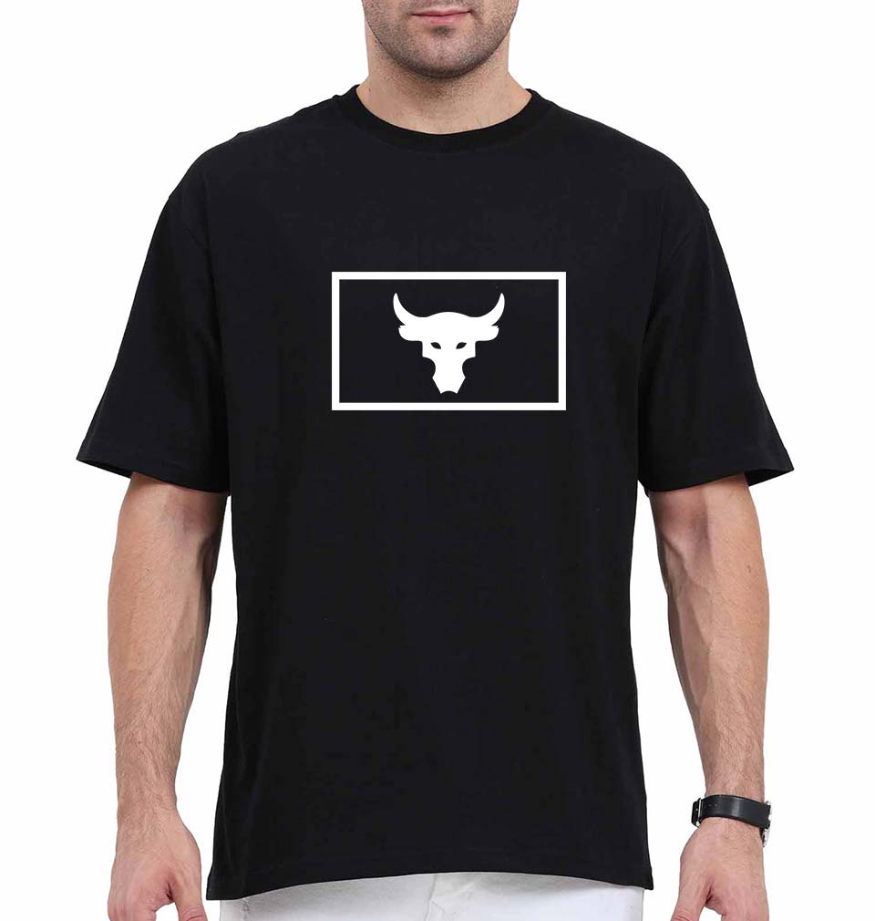 Bull Oversized T-Shirt for Men-Black-Ektarfa.online