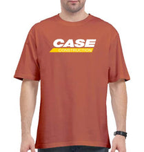 Load image into Gallery viewer, case construction Oversized T-Shirt for Men-Coral-Ektarfa.online
