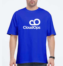 Load image into Gallery viewer, CloudOps Oversized T-Shirt for Men-Royal Blue-Ektarfa.online
