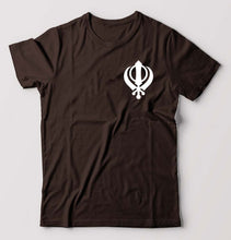 Load image into Gallery viewer, sikh T-Shirt for Men-Coffee Brown-Ektarfa.online
