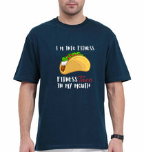 Load image into Gallery viewer, Taco Oversized T-Shirt for Men-Petrol Blue-Ektarfa.online
