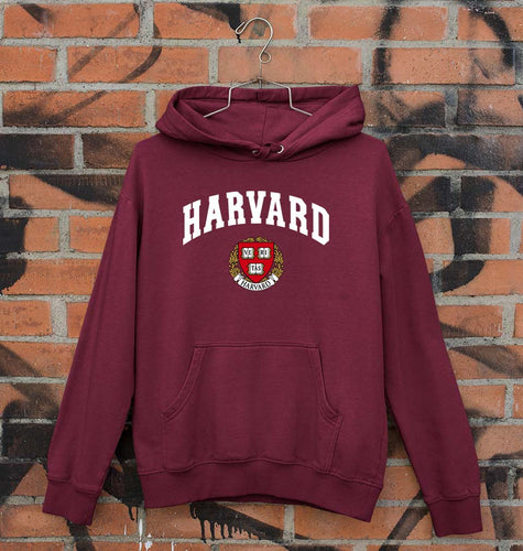 Harvard Unisex Hoodie for Men/Women-Maroon-Ektarfa.online