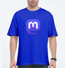 Load image into Gallery viewer, Mastodon Oversized T-Shirt for Men-Royal Blue-Ektarfa.online
