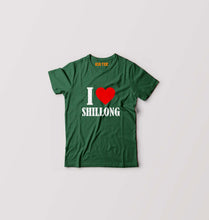 Load image into Gallery viewer, i love shillong T-Shirt for Boy/Girl-Dark Green-Ektarfa.online
