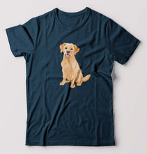 Load image into Gallery viewer, golden retreiver T-Shirt for Men-Petrol Blue-Ektarfa.online
