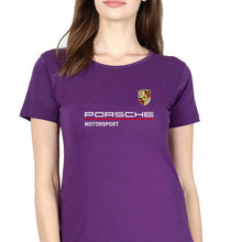 Load image into Gallery viewer, Porsche T-Shirt for Women-Purple-Ektarfa.online
